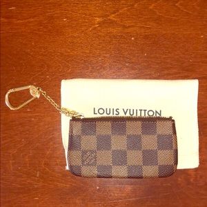 Louis Vuitton Key Pouch - Damier Brown Pattern